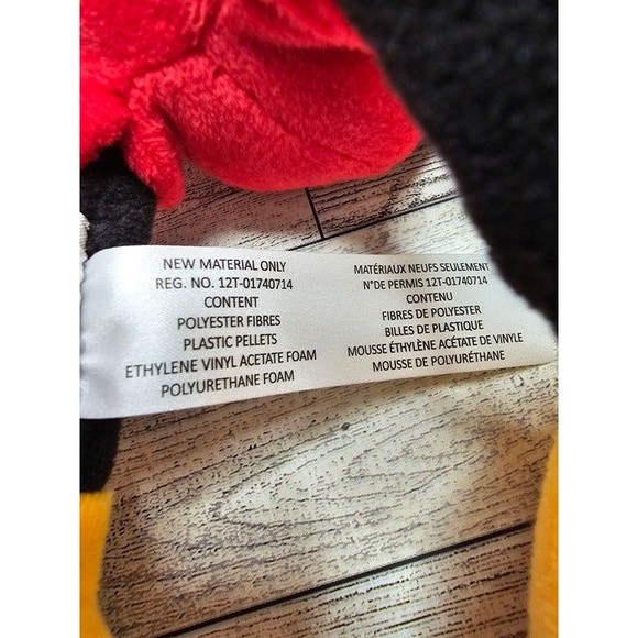 Disney 14" Mickey Mouse Plush Stuffed Animal EUC - Picture 5 of 5